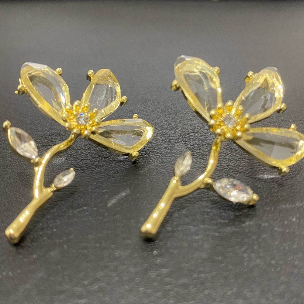 Pretty Chic & Elegant Floral Flower Earrings Accessories Jewelry